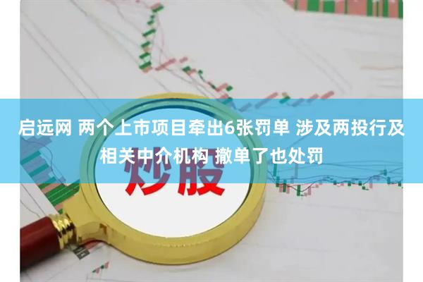 启远网 两个上市项目牵出6张罚单 涉及两投行及相关中介机构 撤单了也处罚