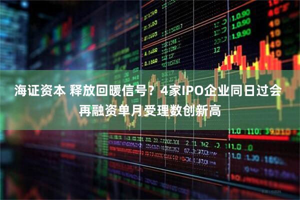 海证资本 释放回暖信号？4家IPO企业同日过会 再融资单月受理数创新高